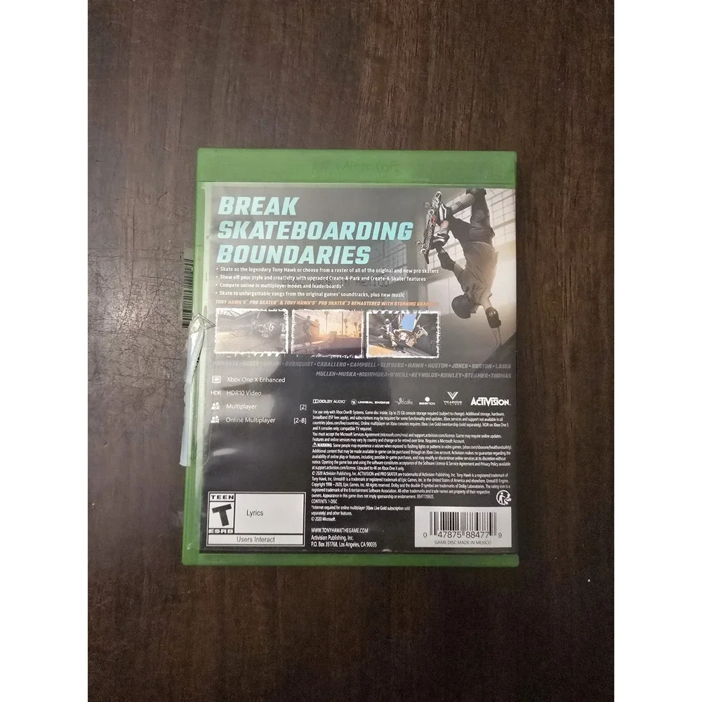 Tony Hawk Pro Skater 1 + 2 - Microsoft Xbox One
